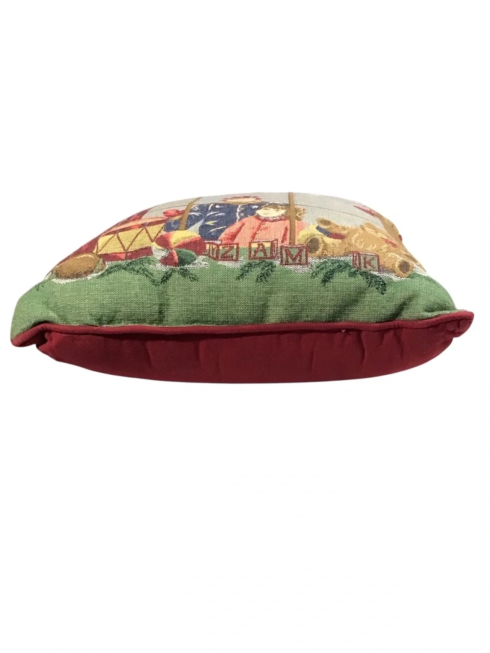Riverdale Throw Pillow Toys Red Green Cream Christmas Holiday
